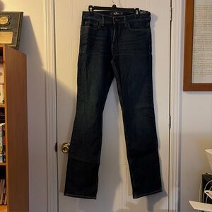 HOLLISTER EPIC FLEX STRAIGHT STRETCH BLUE Denim BLUE Jeans SZ: 30 X 36 NWT